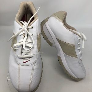 Nike womens Golf Shoes Performance 9 W White & Tan
